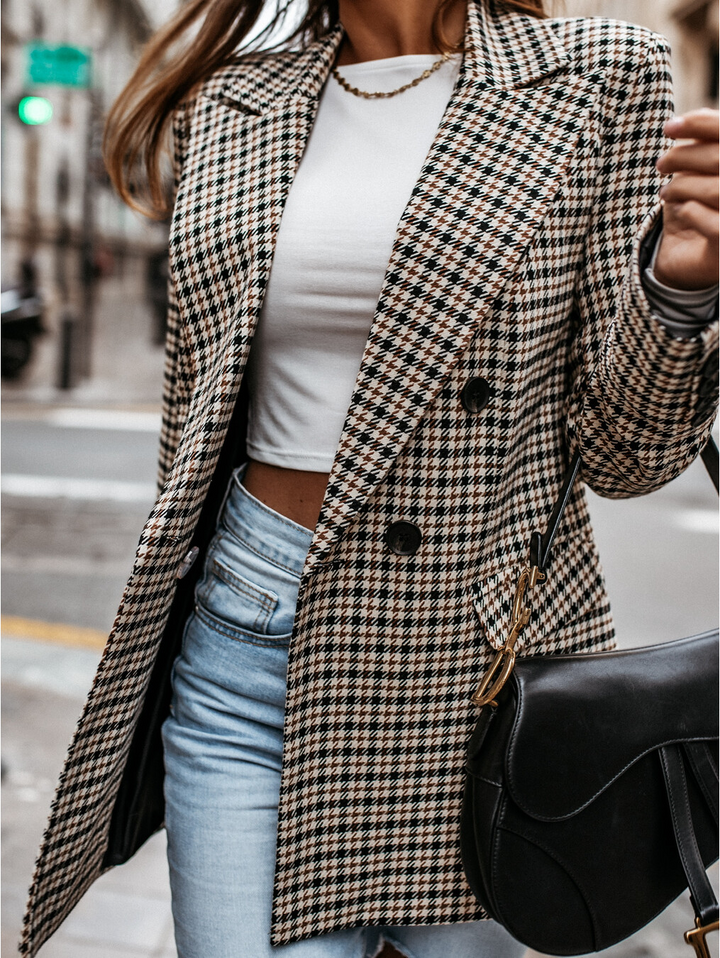 Mune | Checkered Blazer