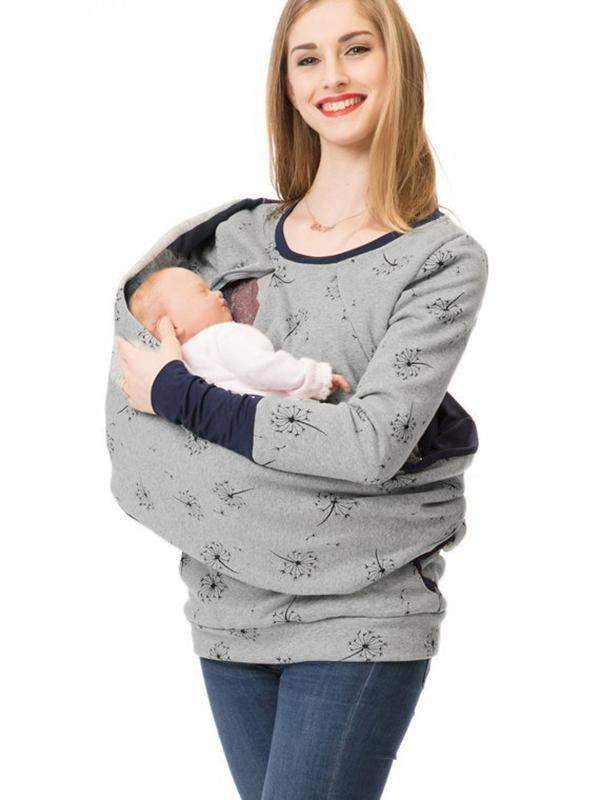 Mune | Maternity Chaps Nurse Sweatshirts Floral Print Bags Zipper Nursing Clothing