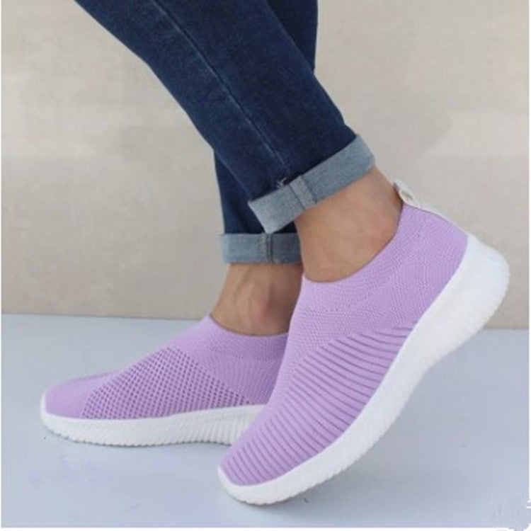 Unisex nan light knitted Slip-On sneakers with elastic entry and ergonomic insole Mune Fashion
