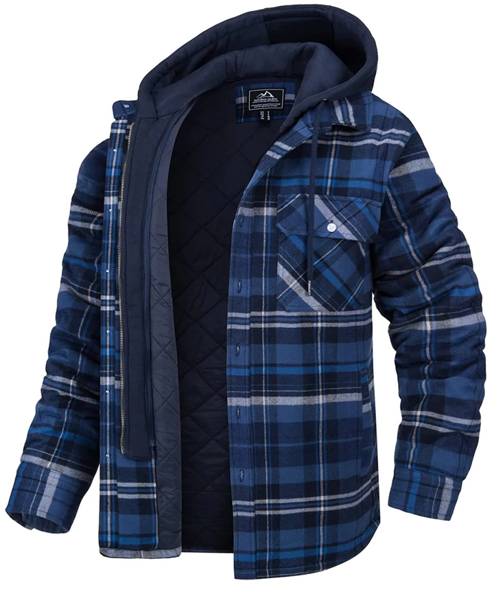 Mune | Checked Hooded Jacket for Men