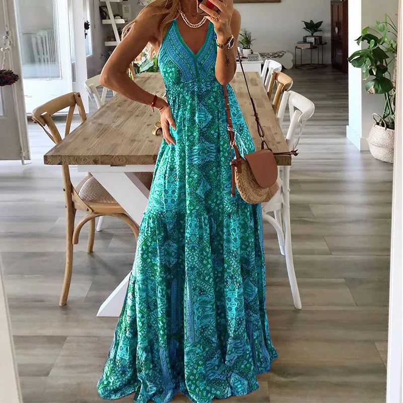 Mune | maxi dress for summer with print