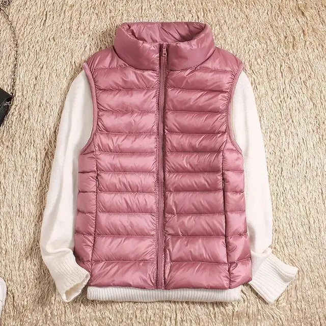 Women’s Lightweight Zip Front Puffer Vest