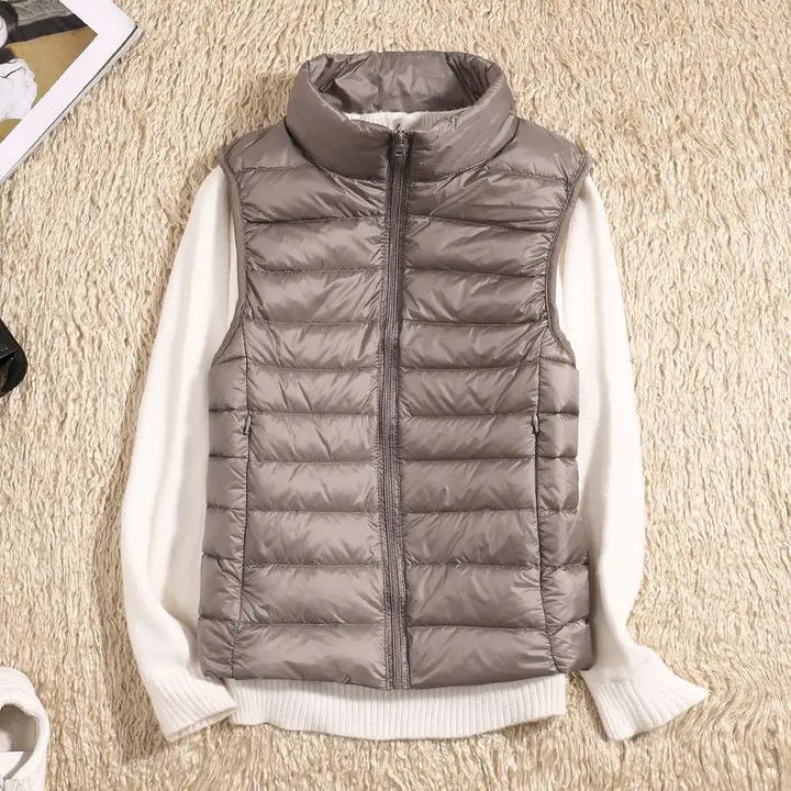 Women’s Lightweight Zip Front Puffer Vest