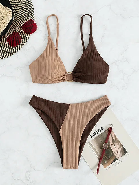 Mune Fashion | Mune Fashion | Push-Up Bikini Set with High Waist for Women