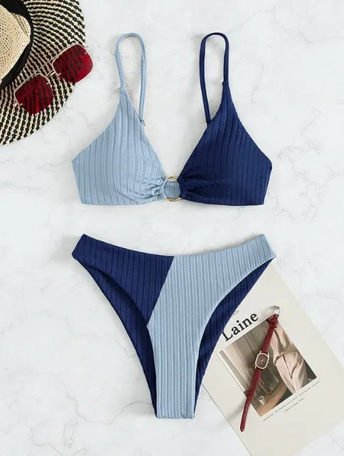 Mune Fashion | Mune Fashion | Push-Up Bikini Set with High Waist for Women