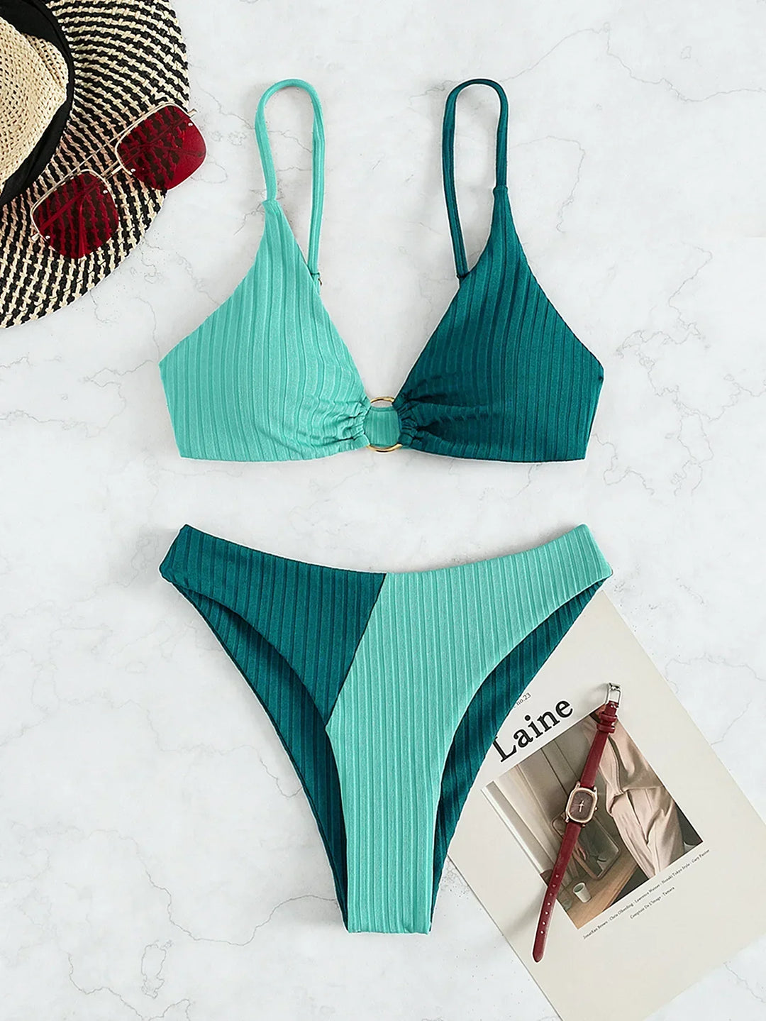 Mune Fashion | Mune Fashion | Push-Up Bikini Set with High Waist for Women