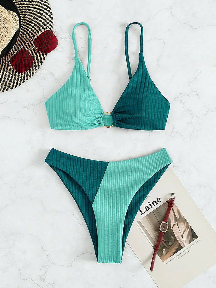 Mune Fashion | Mune Fashion | Push-Up Bikini Set with High Waist for Women