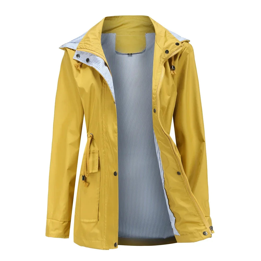 Mune | Women's Waterproof Windbreaker with Removable Hood