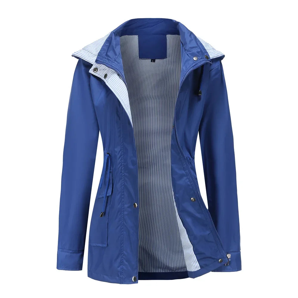 Mune | Women's Waterproof Windbreaker with Removable Hood