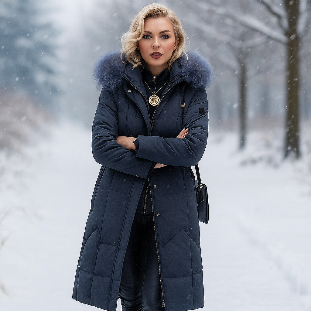 Mune | Long Padded Jacket with Hood
