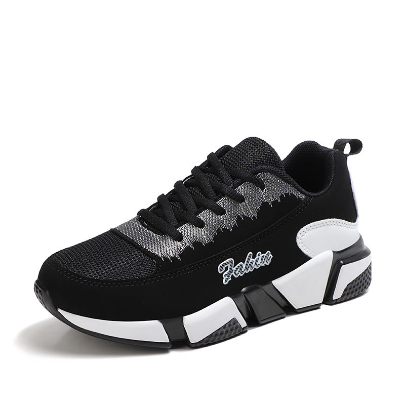 Women nan sporty platform sneakers with shock-absorbing block sole, padded comfort insole and mesh inserts Mune Fashion