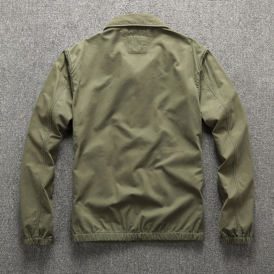 Men's Urban Zip Summer Blouson made of technical twill with concealed zipper Mune Fashion