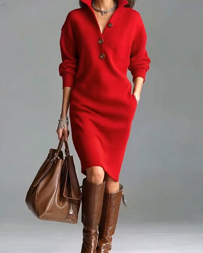 Mune | Casual Solid Color Autumn and Winter