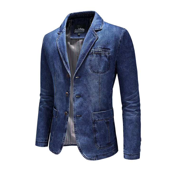 Men's Elegant Denim Blazer Mune Fashion