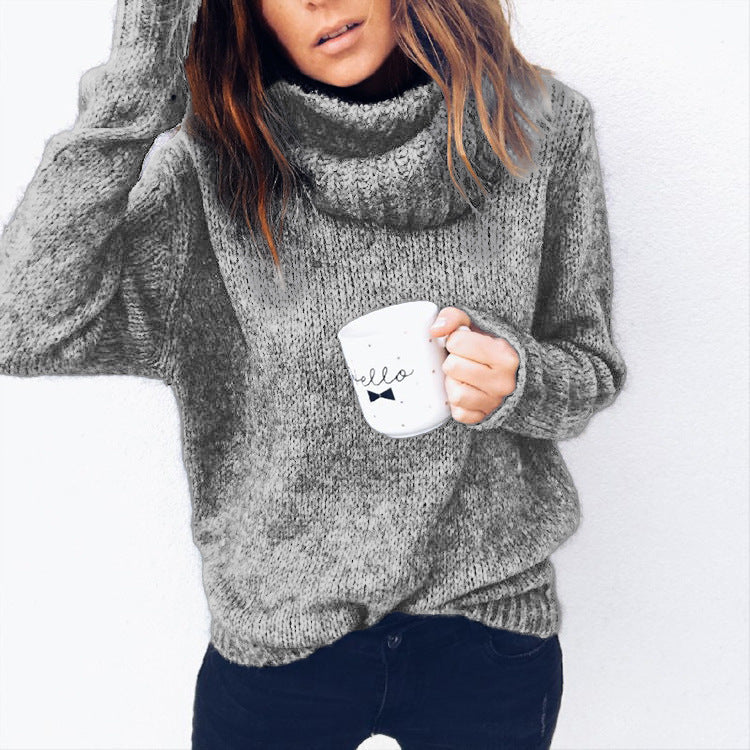 Women's Cozy Turtleneck Sweater Made Of Soft Knit Mune