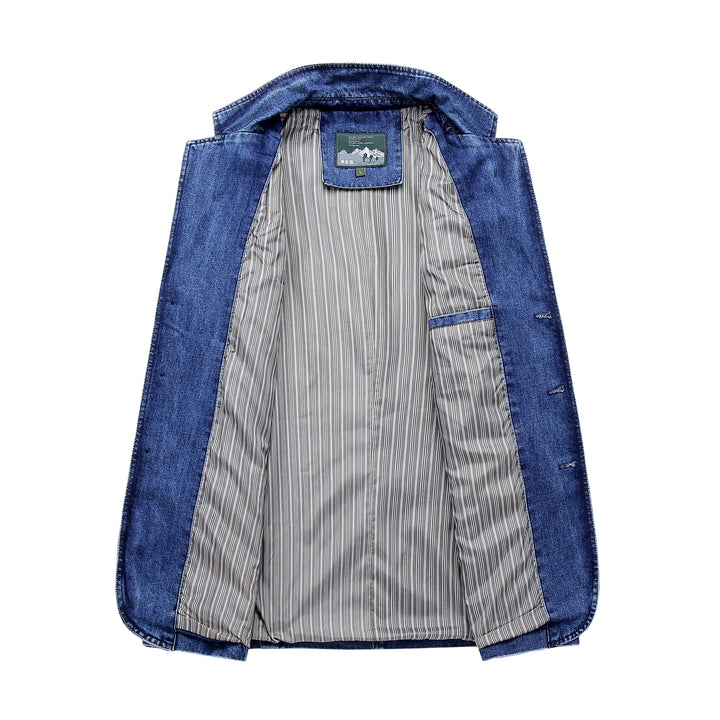 Men's Elegant Denim Blazer Mune Fashion