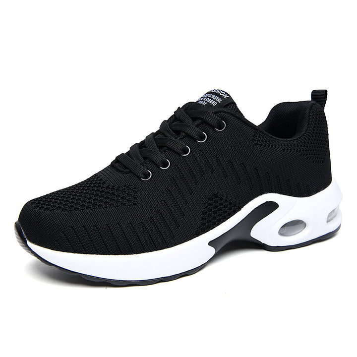 Women nan lightweight knit fitness sneakers with visible air chamber cushioning and viscoelastic insole Mune Fashion