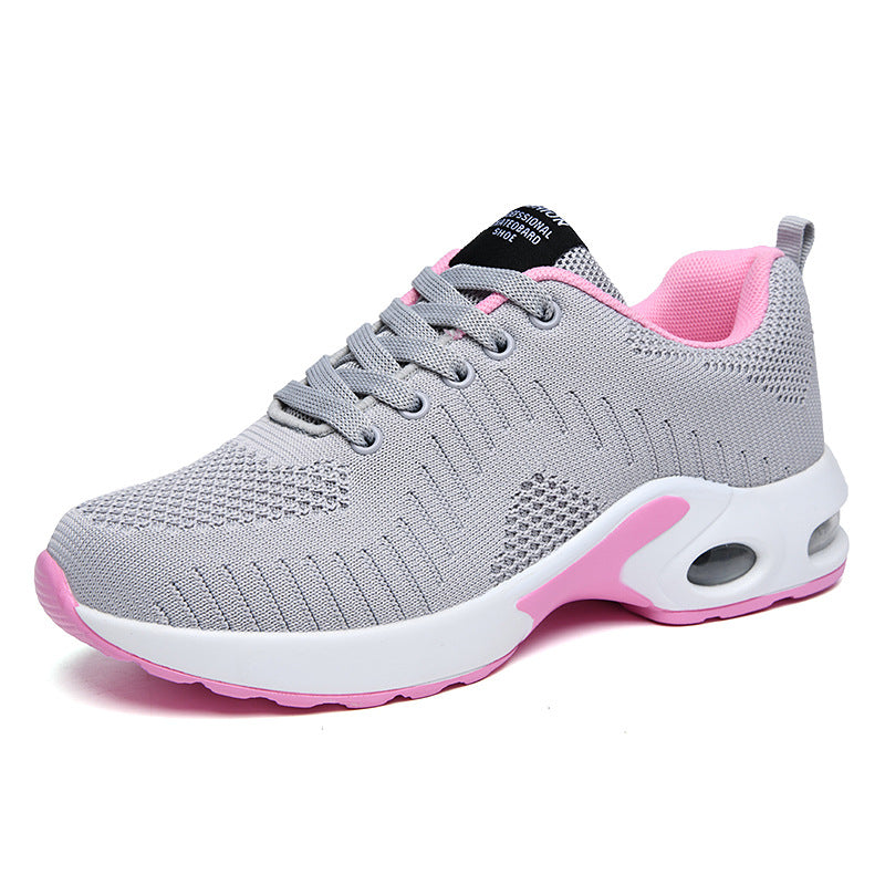 Women nan lightweight knit fitness sneakers with visible air chamber cushioning and viscoelastic insole Mune Fashion