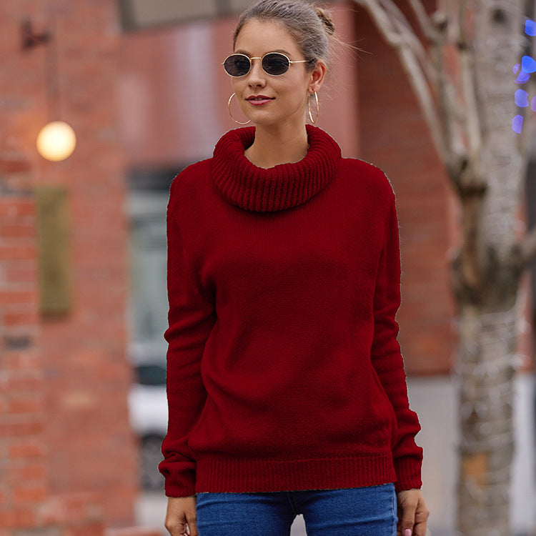 Women's Cozy Turtleneck Sweater Made Of Soft Knit Mune