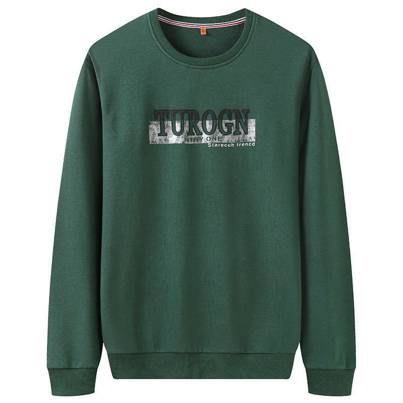 Men's sweatshirt with round neck, straight cut and modern logo print Mune Fashion