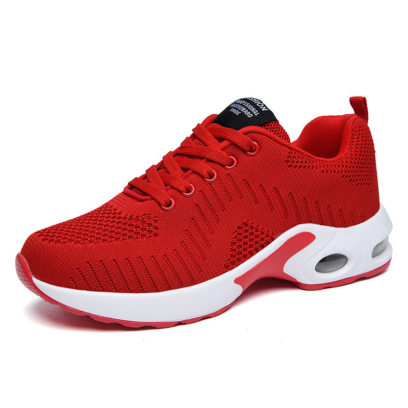 Women nan lightweight knit fitness sneakers with visible air chamber cushioning and viscoelastic insole Mune Fashion