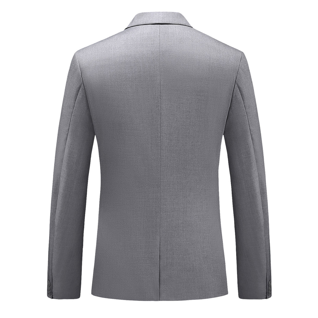 Men's elegant business jacket slim fit with narrow silhouette and modern lapel collar Mune Fashion