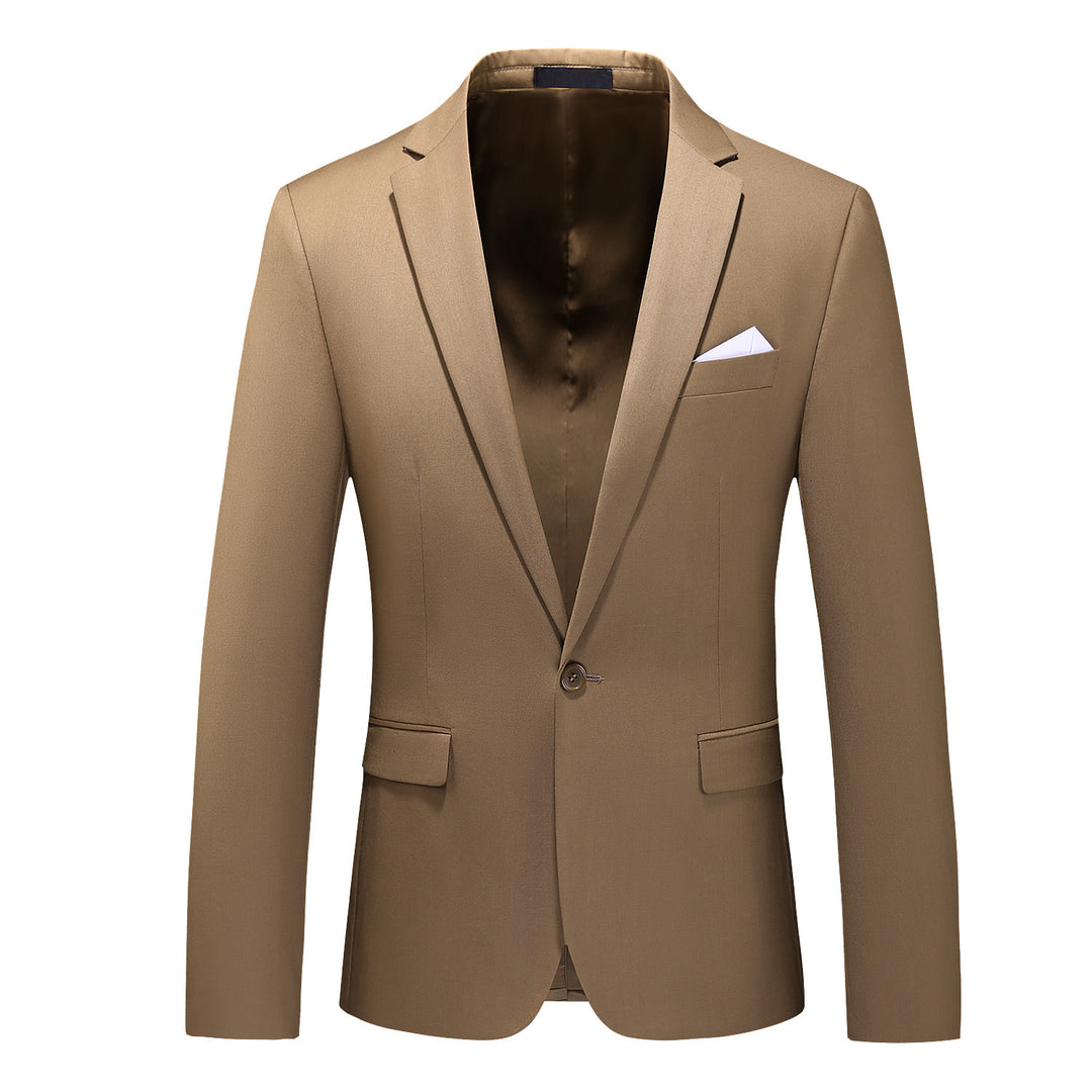 Men's elegant business jacket slim fit with narrow silhouette and modern lapel collar Mune Fashion