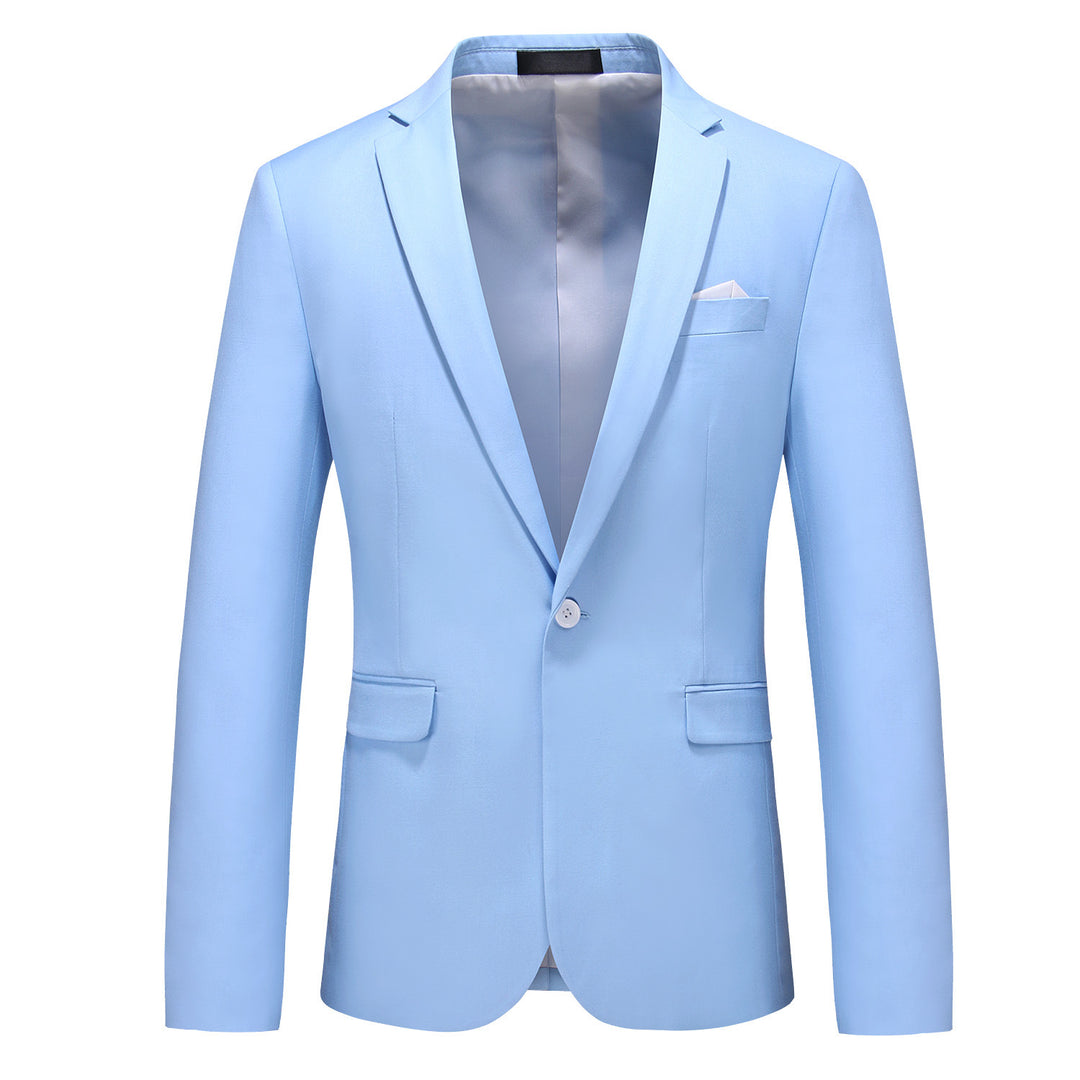 Men's elegant business jacket slim fit with narrow silhouette and modern lapel collar Mune Fashion