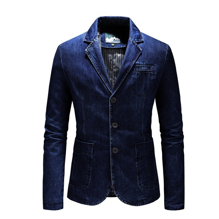 Men's Elegant Denim Blazer Mune Fashion 1788417742