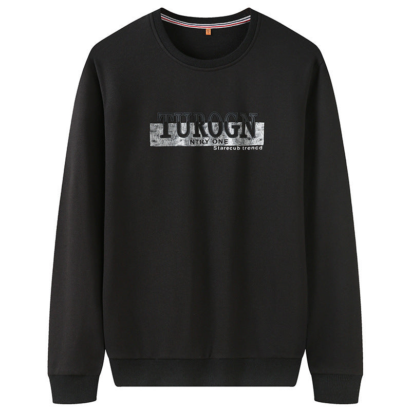 Men's sweatshirt with round neck, straight cut and modern logo print Mune Fashion