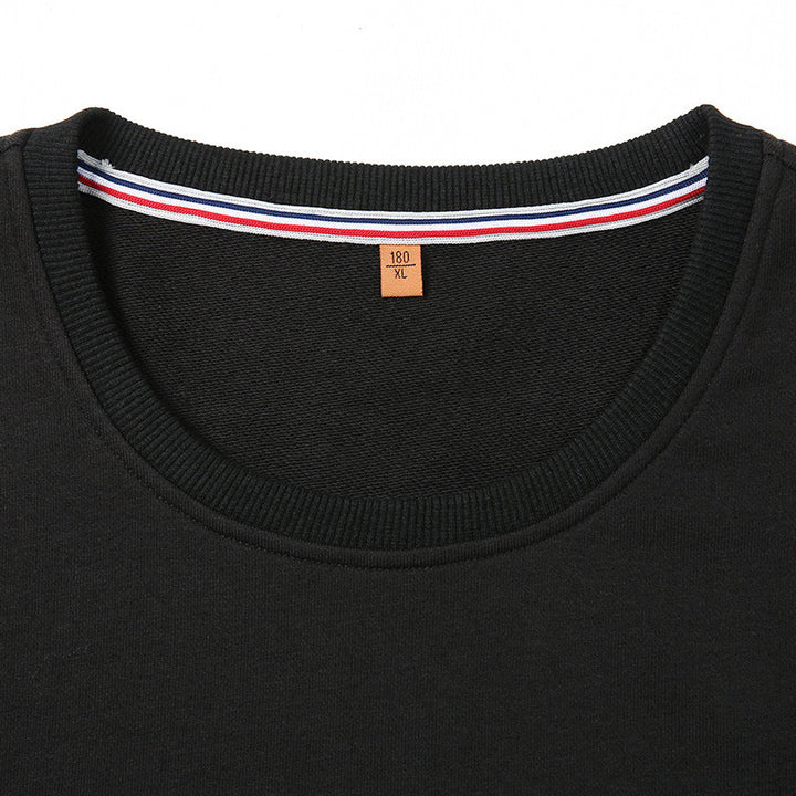 Men's sweatshirt with round neck, straight cut and modern logo print Mune Fashion