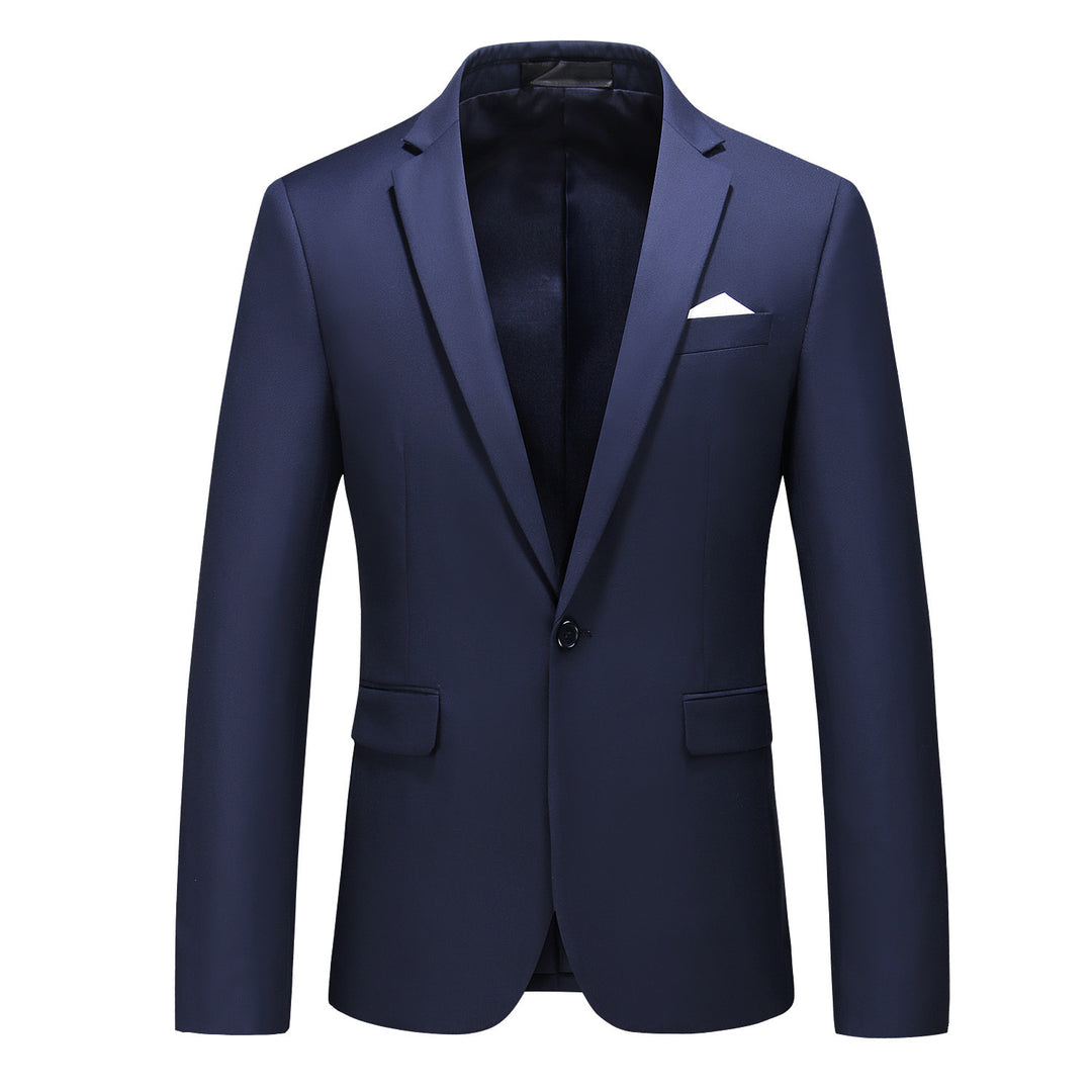 Men's elegant business jacket slim fit with narrow silhouette and modern lapel collar Mune Fashion