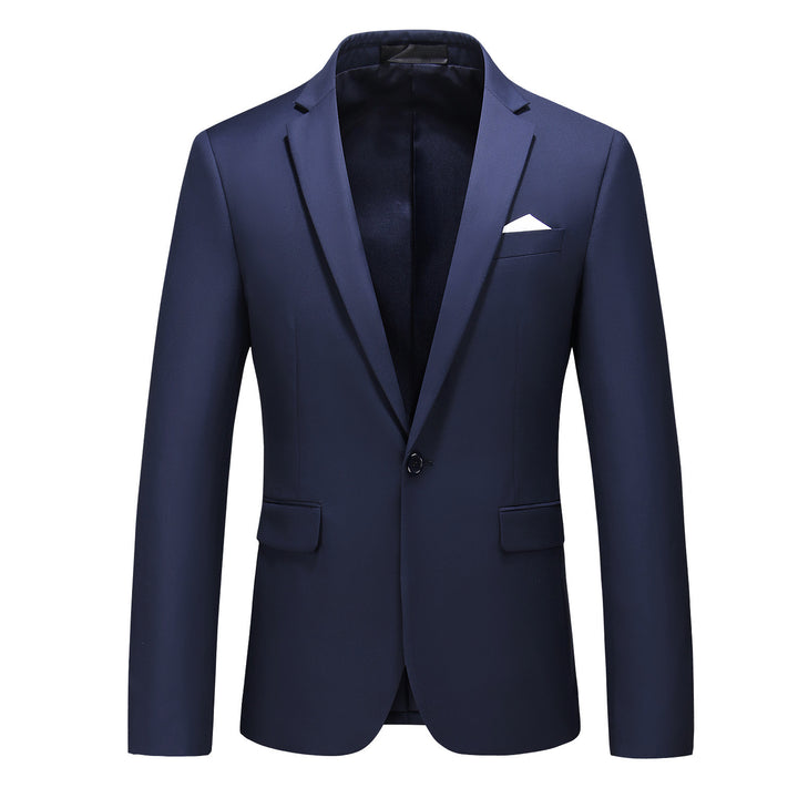 Men's elegant business jacket slim fit with narrow silhouette and modern lapel collar Mune Fashion