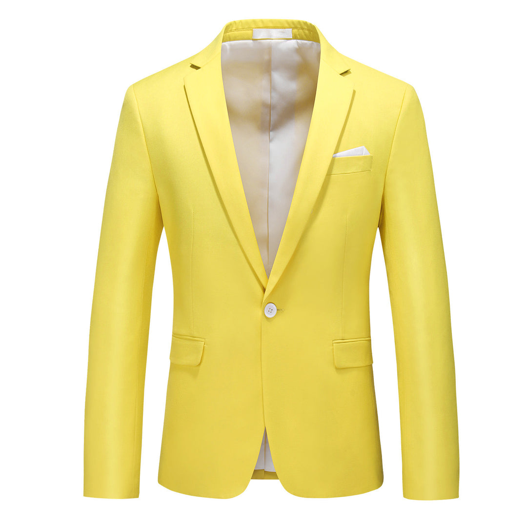 Men's elegant business jacket slim fit with narrow silhouette and modern lapel collar Mune Fashion