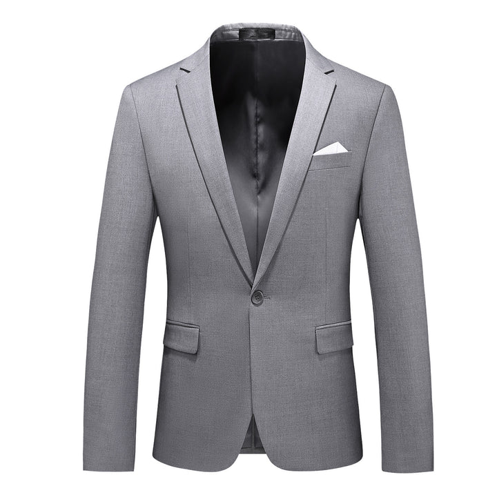Men's elegant business jacket slim fit with narrow silhouette and modern lapel collar Mune Fashion