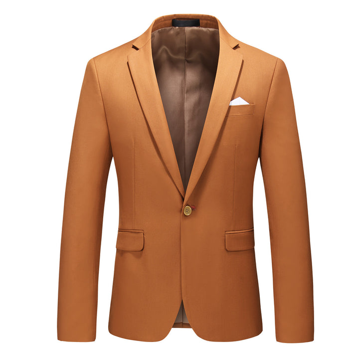 Men's elegant business jacket slim fit with narrow silhouette and modern lapel collar Mune Fashion