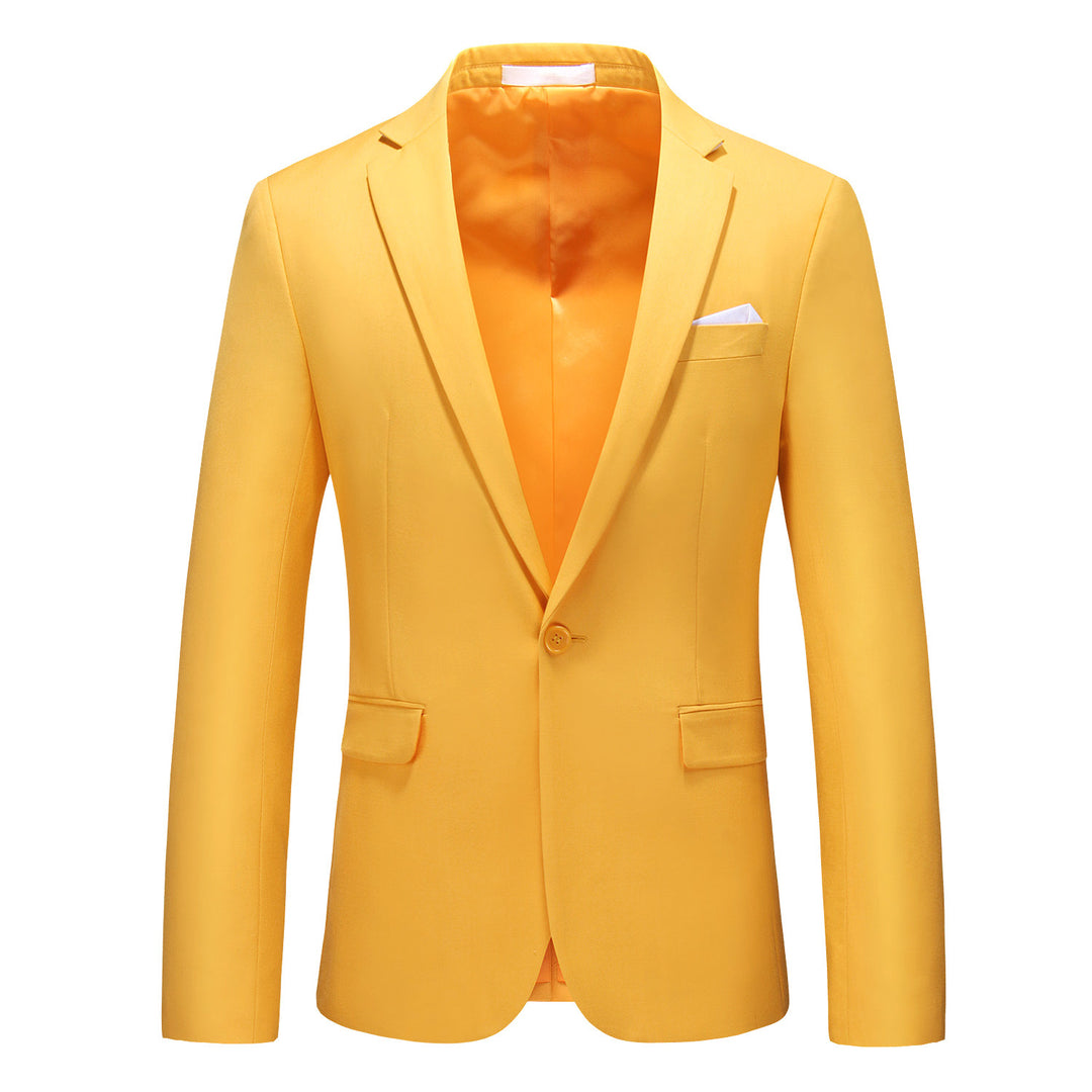 Men's elegant business jacket slim fit with narrow silhouette and modern lapel collar Mune Fashion