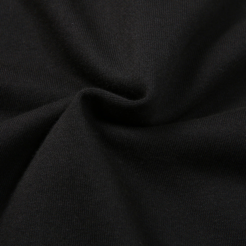 Men's sweatshirt with round neck, logo print, and ribbed cuffs Mune Fashion