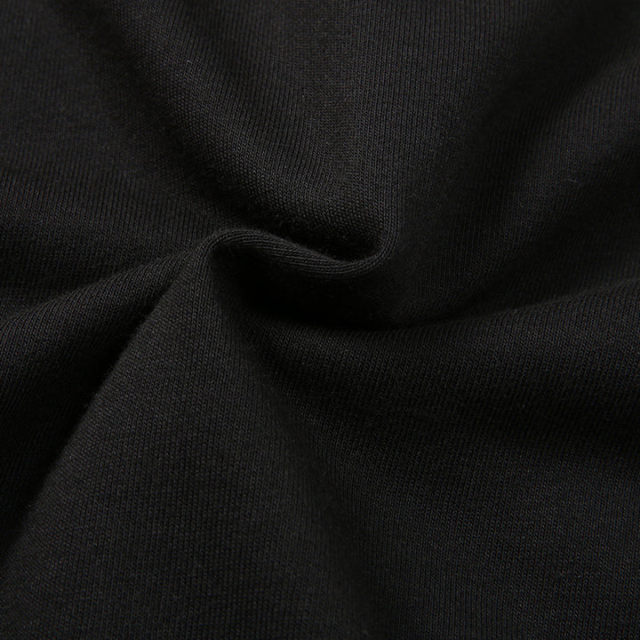 Men's sweatshirt with round neck, logo print, and ribbed cuffs Mune Fashion