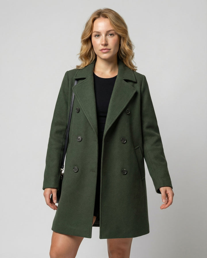 Elegant women's coat autumn