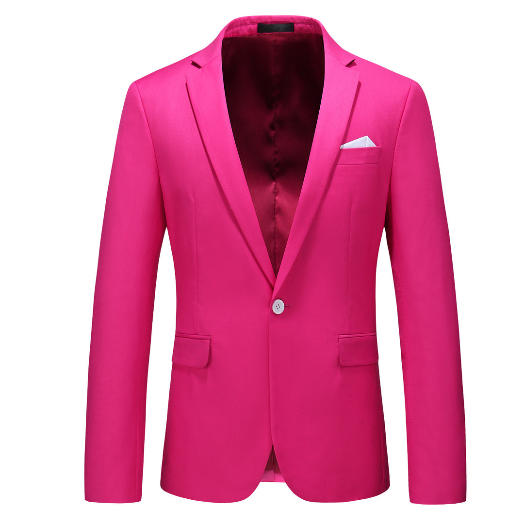 Men's elegant business jacket slim fit with narrow silhouette and modern lapel collar Mune Fashion