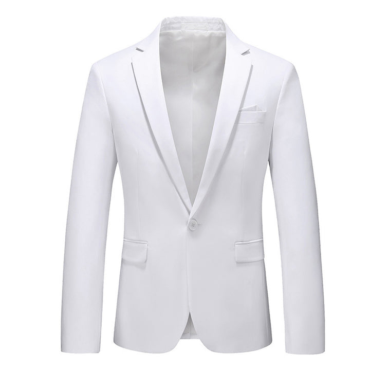 Men's elegant business jacket slim fit with narrow silhouette and modern lapel collar Mune Fashion