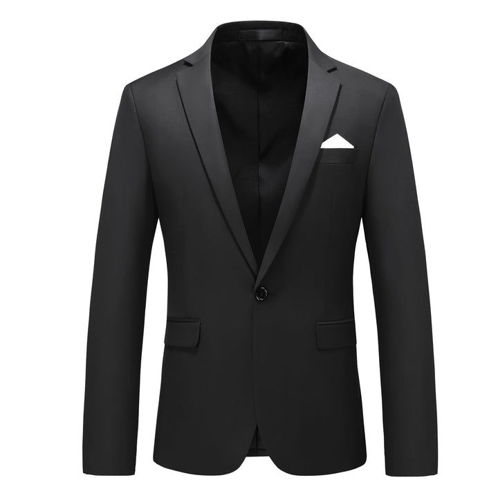 Men's elegant business jacket slim fit with narrow silhouette and modern lapel collar Mune Fashion