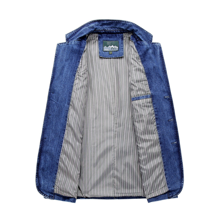 Men's Elegant Denim Blazer Mune Fashion 1788417742
