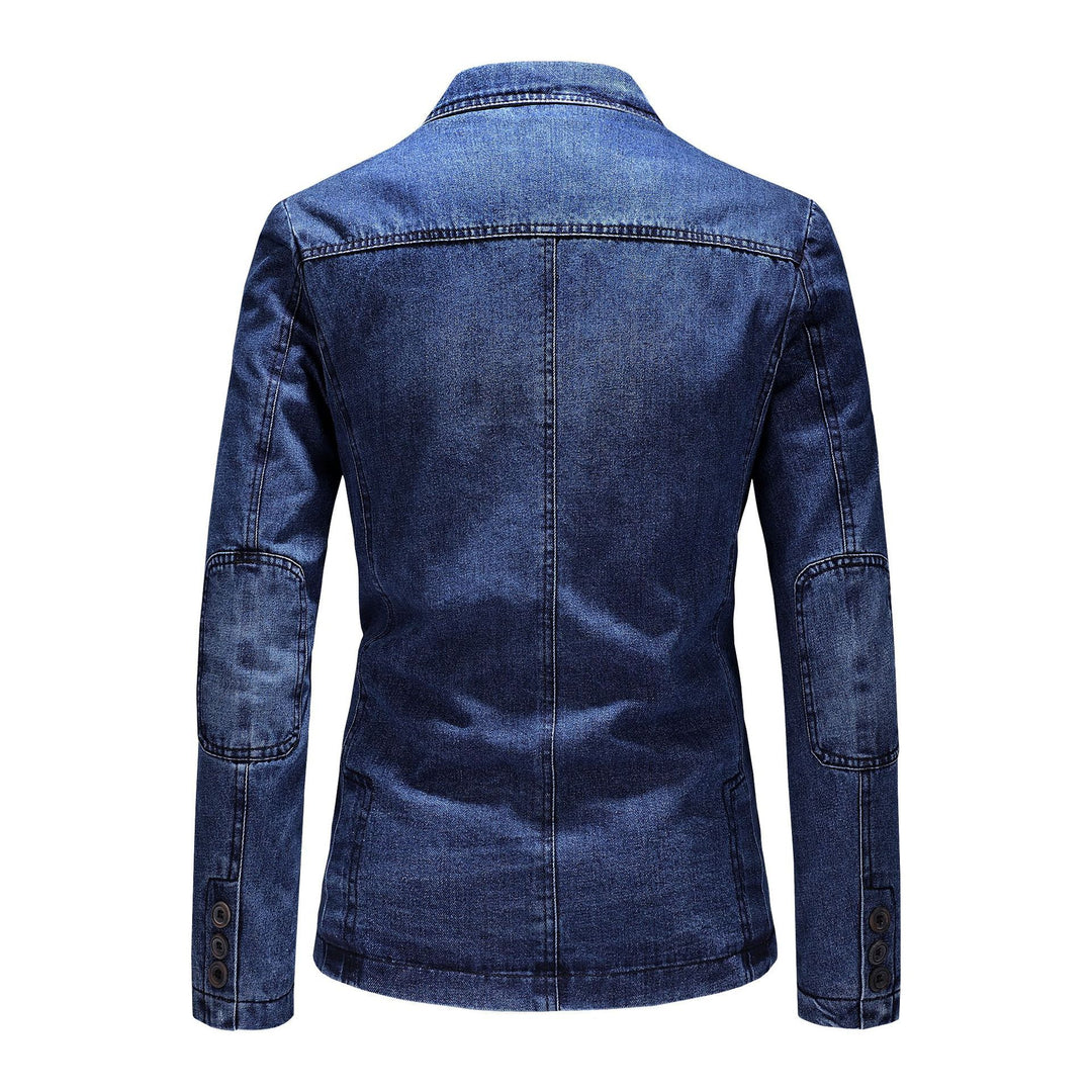 Men's Elegant Denim Blazer Mune Fashion 1788417742