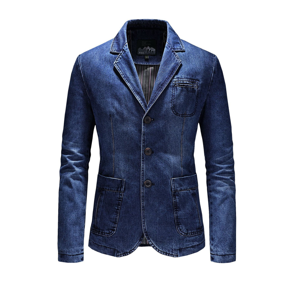 Men's Elegant Denim Blazer Mune Fashion 1788417742