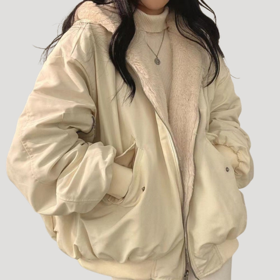 Mune | Women's Sherpa Fleece Winter Teddy Coat