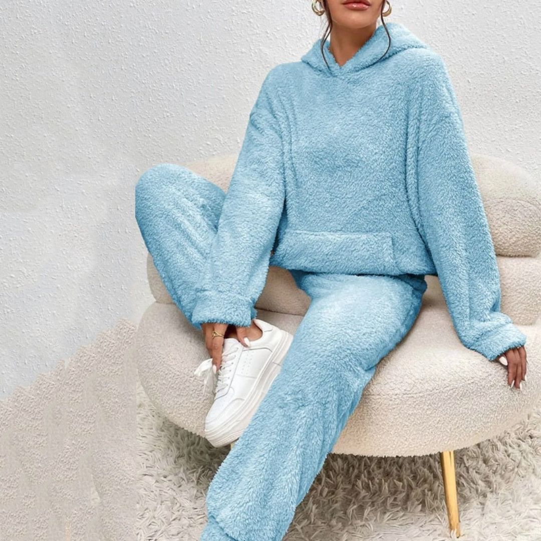 Women’s Spring Cozy Hooded Lounge Set