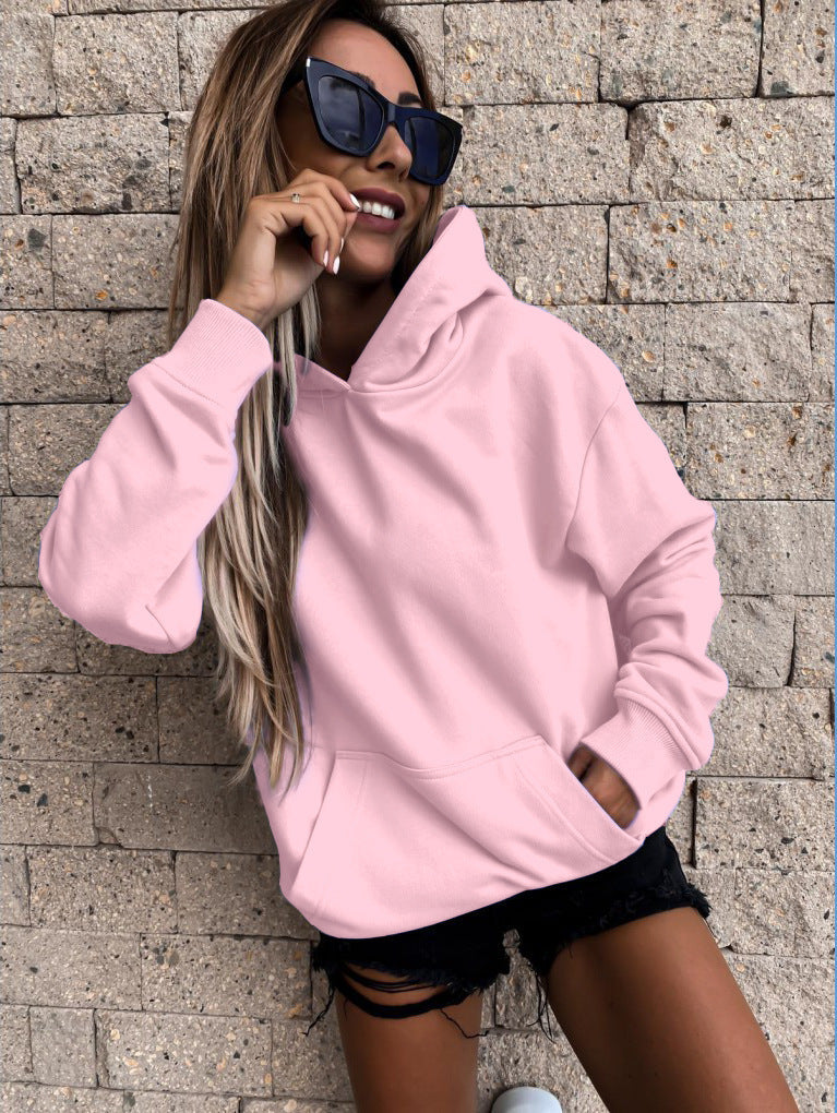 Women's Hoodie with Soft Fleece Lining and Casual Cut Mune