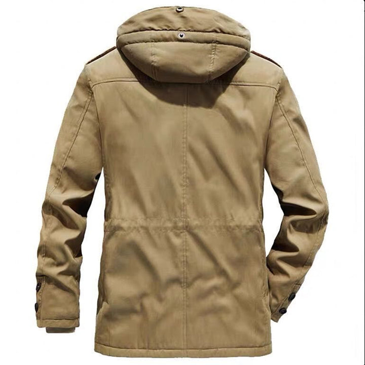 Men's winter parka with teddy lining, detachable hood, and multifunction pockets Mune Fashion